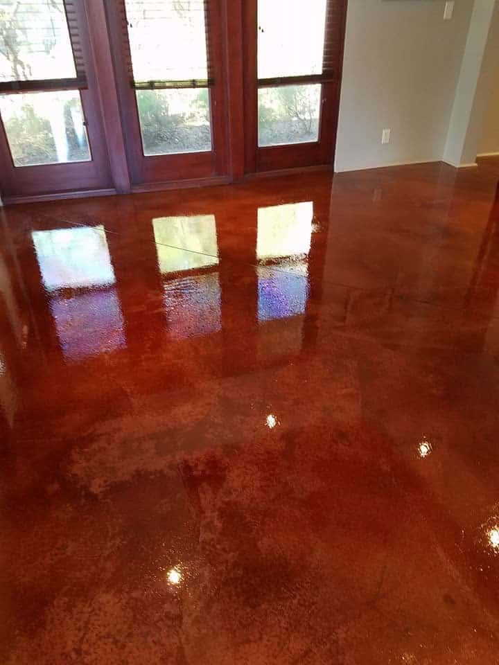 Acid Stained Concrete Floors Phoenix Sledge Concrete Coatings