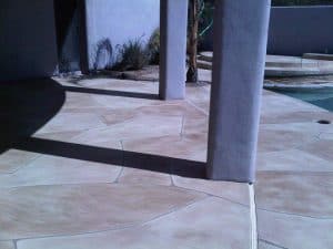 Faux Flagstone - Pool Installation